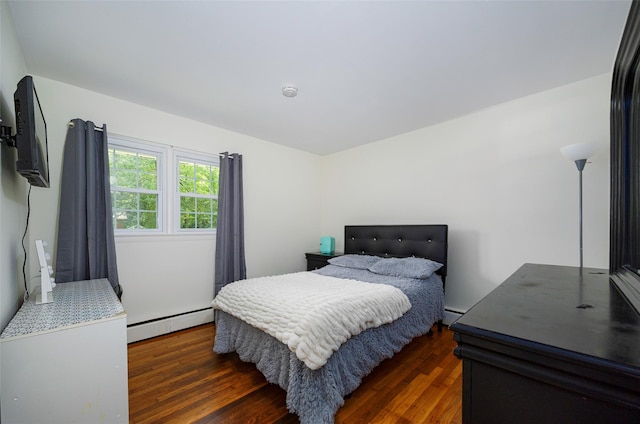 18 Alexander Blvd, Poughkeepsie, NY 12603 - bedroom featuring baseboard heating and dark wood-style flooring