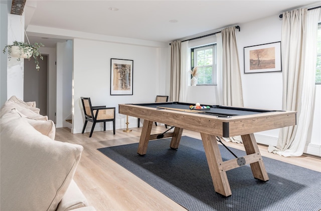 27 Maple Rd, Lake Peekskill, NY 10537 - game room with light wood finished floors and billiards