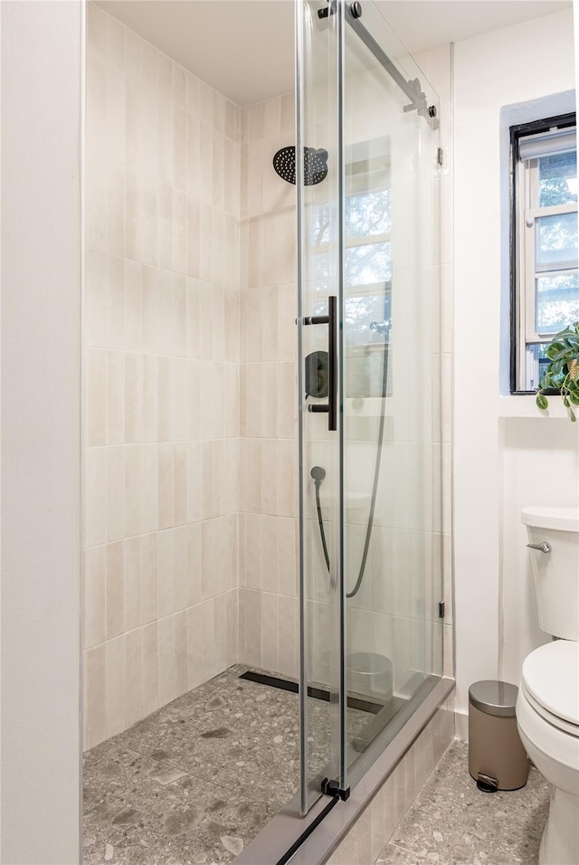 27 Maple Rd, Lake Peekskill, NY 10537 - bathroom featuring toilet and a stall shower