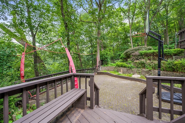 485 Harbor Rd, Cold Spring Harbor, NY 11724 - view of wooden terrace