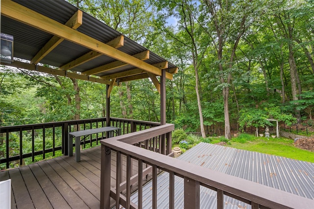 485 Harbor Rd, Cold Spring Harbor, NY 11724 - view of wooden terrace