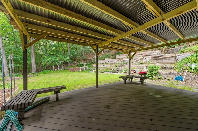 485 Harbor Rd, Cold Spring Harbor, NY 11724 - view of wooden terrace