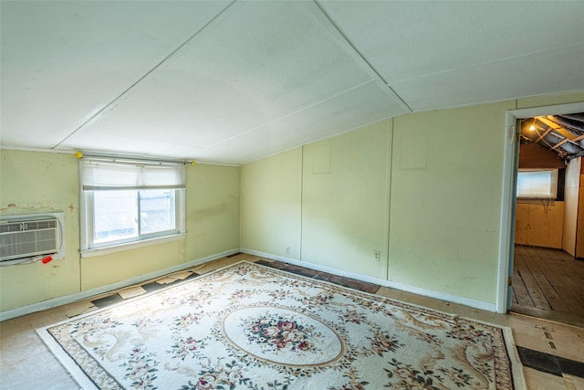 2 Florence St, North Baldwin, NY 11510 - bonus room featuring vaulted ceiling and a wall mounted air conditioner