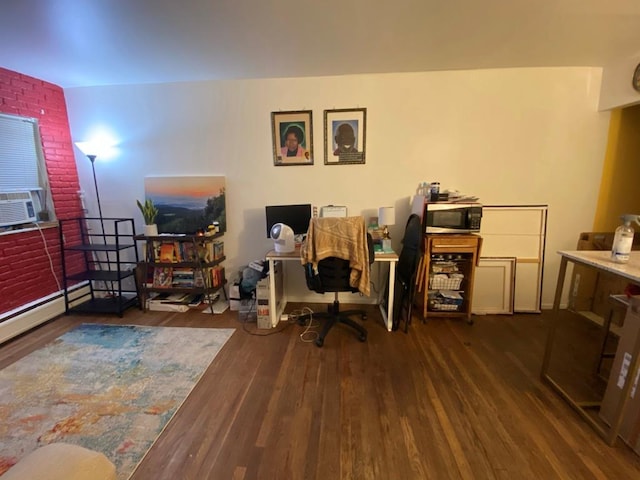 34 Columbus Ave Unit B20, Spring Valley, NY 10977 - office area with wood finished floors
