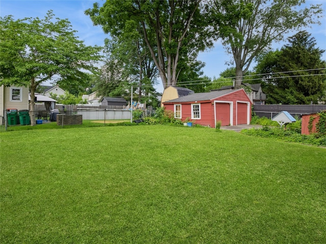 10 Vail Ave, Beacon, NY 12508 - view of yard with a garage