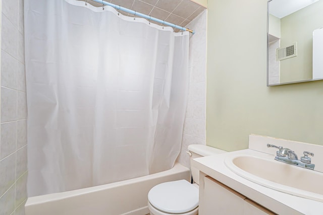 127 Keating Pl, Staten Island, NY 10314 - full bathroom featuring shower / tub combo with curtain and vanity