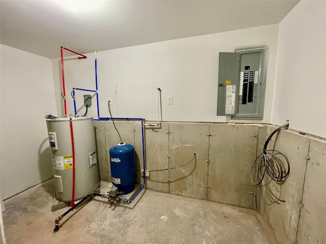 109 Krystyna Rd, White Lake, NY 12787 - utility room featuring electric panel and water heater