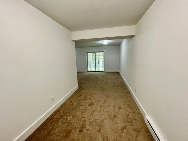 109 Krystyna Rd, White Lake, NY 12787 - carpeted spare room with a baseboard radiator and baseboards