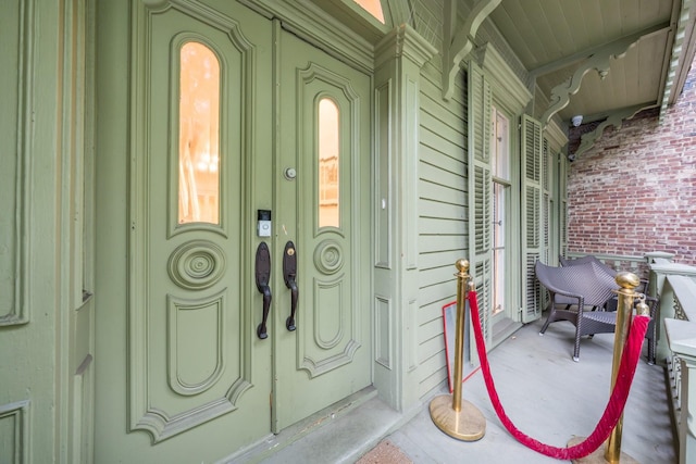 17E 128th St, New York Manhattan, NY 10035 - property entrance featuring covered porch