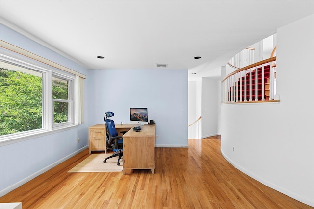 14 Pheasant Hill Ln, Old Brookville, NY 11545 - office featuring light wood finished floors