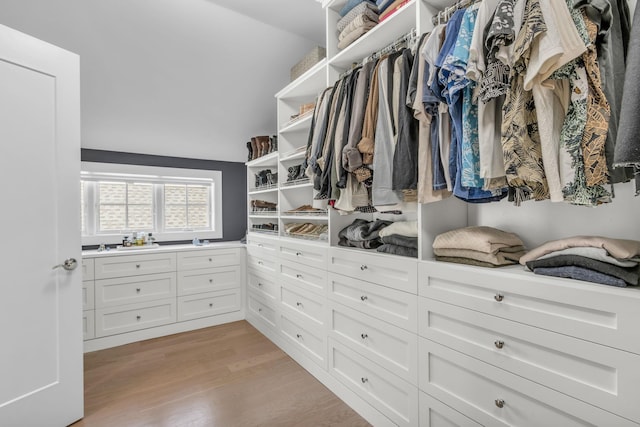7 Honeysuckle Ln, Rye Brook, NY 10573 - walk in closet featuring light wood-type flooring