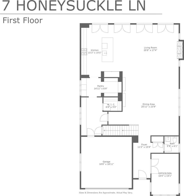 7 Honeysuckle Ln, Rye Brook, NY 10573 - view of floor plan / room layout