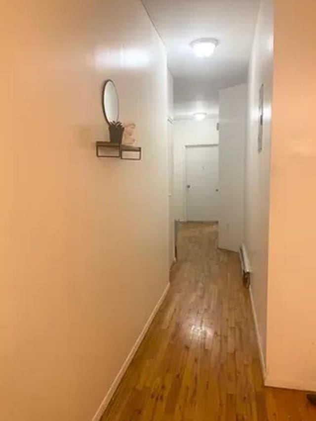 1047 Faile St Unit 1047A, Bronx, NY 10459 - corridor featuring wood finished floors and baseboards