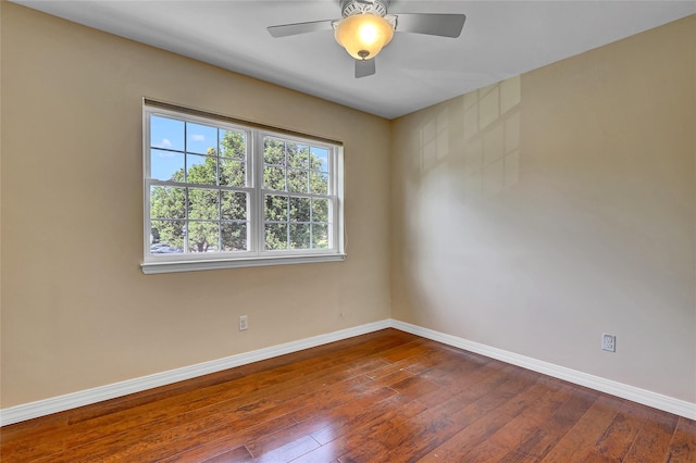 23 Indian Trce, Kings Park, NY 11754 - empty room featuring dark wood-style flooring and ceiling fan
