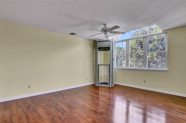 23 Indian Trce, Kings Park, NY 11754 - unfurnished room with wood-type flooring and a ceiling fan