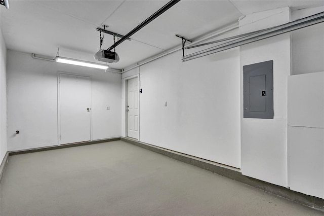 23 Indian Trce, Kings Park, NY 11754 - garage with electric panel and a garage door opener