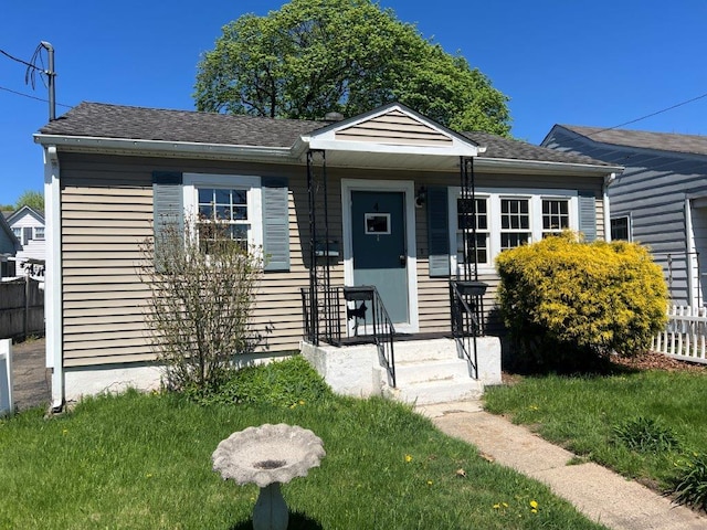 4 Harold St, Port Jervis, NY 12771 - bungalow with a front yard and roof with shingles