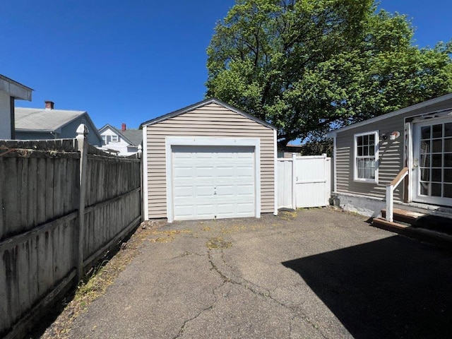 4 Harold St, Port Jervis, NY 12771 - detached garage featuring driveway