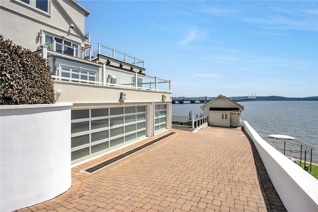 74 River Rd, Nyack, NY 10960 - patio / terrace featuring a water view