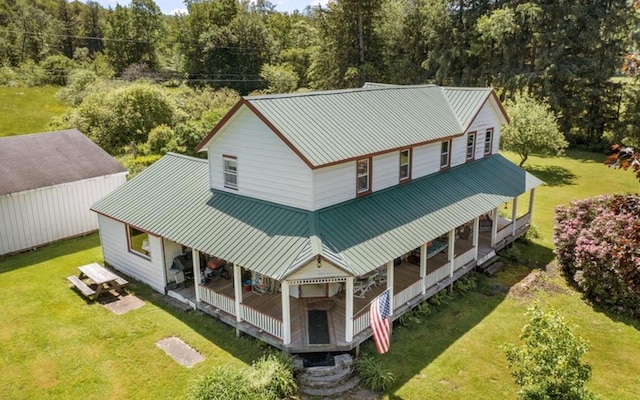 2018 Beaverkill Rd, Livingston Manor, NY 12758 - aerial view of property and surrounding area featuring a forest