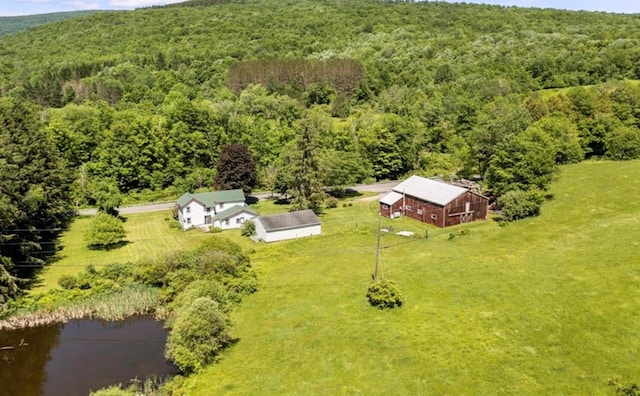 2018 Beaverkill Rd, Livingston Manor, NY 12758 - aerial view of property and surrounding area featuring a heavily wooded area