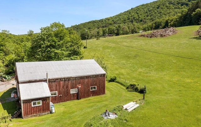 2018 Beaverkill Rd, Livingston Manor, NY 12758 - view from above of property featuring a heavily wooded area