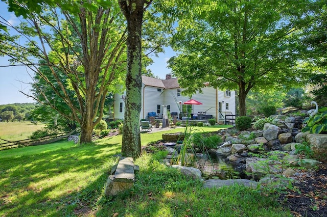 35 Everett Rd, Goshen, NY 10916 - view of yard with a garden pond