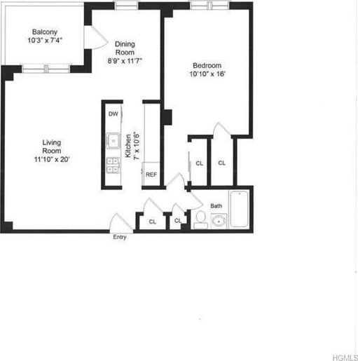 5500 Fieldston Rd Unit 5Cc, Bronx, NY 10471 - view of floor plan / room layout
