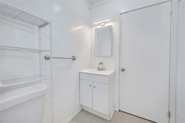 73 Bismark Ave, Valley Stream, NY 11581 - bathroom featuring vanity and toilet