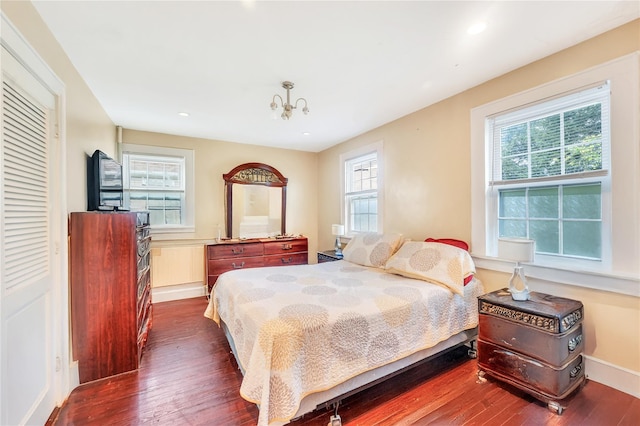 73 Bismark Ave, Valley Stream, NY 11581 - bedroom featuring wood finished floors and recessed lighting