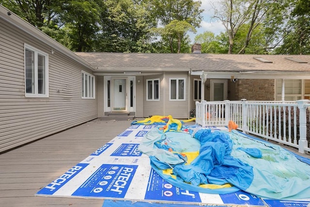 23 Sky Meadow Rd, Suffern, NY 10901 - view of deck