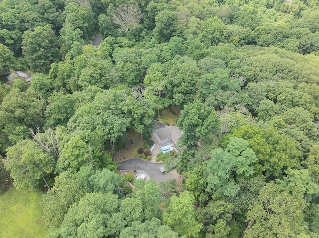 23 Sky Meadow Rd, Suffern, NY 10901 - aerial overview of property's location with a heavily wooded area