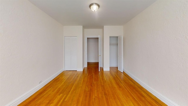 151 Prospect Unit 3-F, Mount Vernon, NY 10550 - unfurnished bedroom featuring light wood-type flooring and baseboards