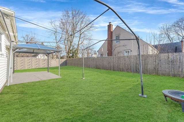 1002 Park Ave, Westbury, NY 11590 - fenced backyard featuring a gazebo and a patio