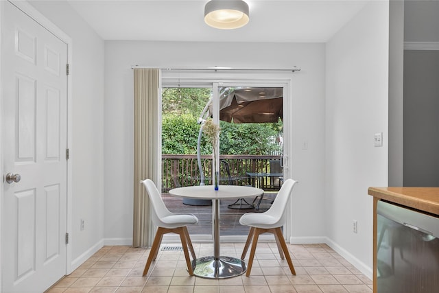 36 Bush Creek Ln, Poughquag, NY 12570 - dining room with baseboards and light tile patterned floors
