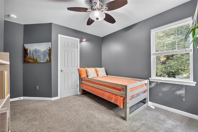36 Bush Creek Ln, Poughquag, NY 12570 - bedroom featuring carpet flooring and a ceiling fan