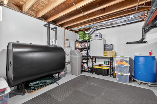 36 Bush Creek Ln, Poughquag, NY 12570 - unfinished below grade area featuring heating fuel