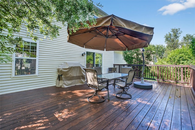 36 Bush Creek Ln, Poughquag, NY 12570 - deck with outdoor dining space and a grill