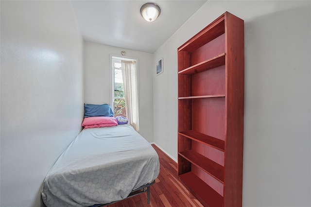 1285A Saint Marks Ave, Brooklyn, NY 11213 - bedroom featuring dark wood-type flooring and baseboards
