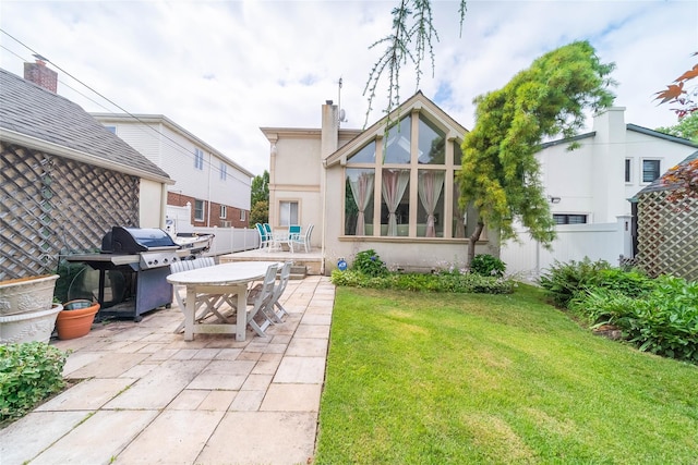145-67 5th Ave, Whitestone, NY 11357 - view of yard with a patio and outdoor dining area