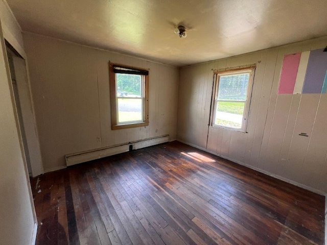 115 Chestnut Ave, New Windsor, NY 12553 - unfurnished bedroom with hardwood / wood-style flooring and baseboard heating