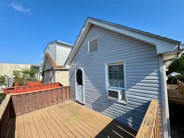 10221 Davenport Ct, Howard Beach, NY 11414 - wooden deck featuring cooling unit