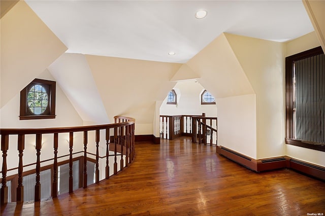 9 Convent Ln, Center Moriches, NY 11934 - additional living space with wood finished floors, lofted ceiling, and recessed lighting