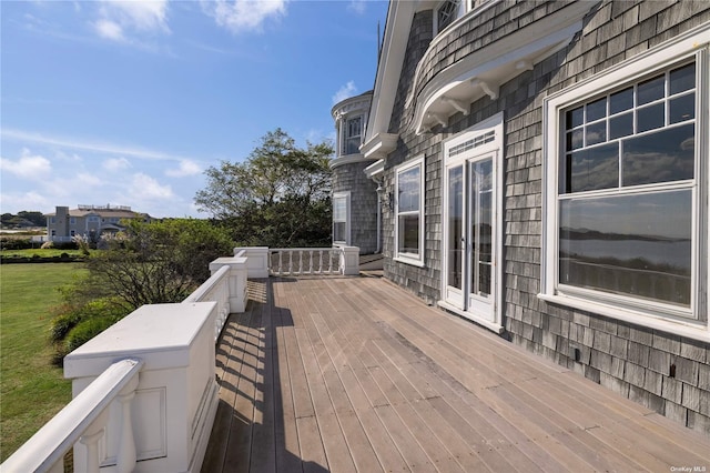9 Convent Ln, Center Moriches, NY 11934 - view of wooden terrace