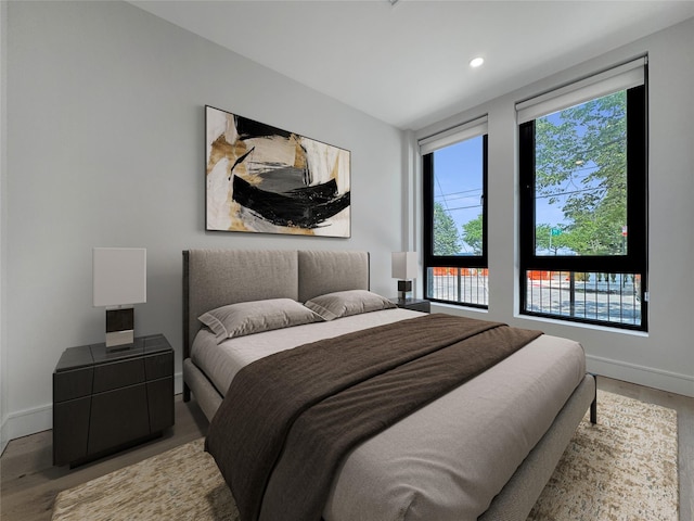 21-31 Shore Blvd Unit 1G, Astoria, NY 11105 - bedroom featuring recessed lighting and wood finished floors