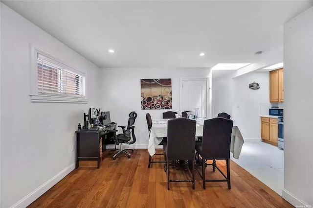 9-03 127th St, College Point, NY 11356 - dining space with recessed lighting and light wood-type flooring