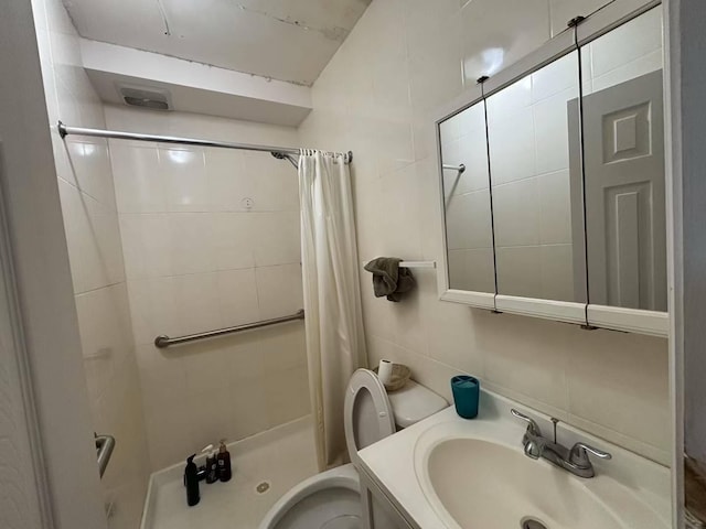 22-01 149th St, Whitestone, NY 11357 - full bathroom with tiled shower and vanity