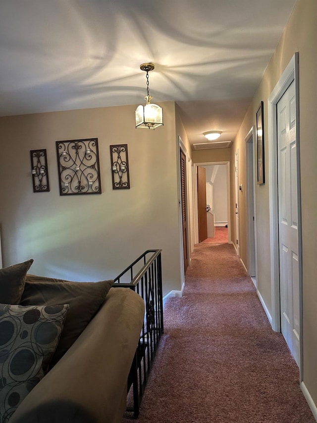 5 High St, Bedford Hills, NY 10507 - hallway featuring carpet flooring and baseboards