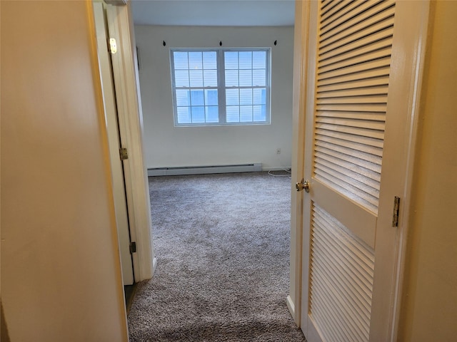 47 Pipetown Hill Radl, Nanuet, NY 10954 - corridor featuring carpet flooring and baseboard heating
