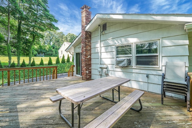 203 Deer Park Rd, Dix Hills, NY 11746 - view of wooden terrace
